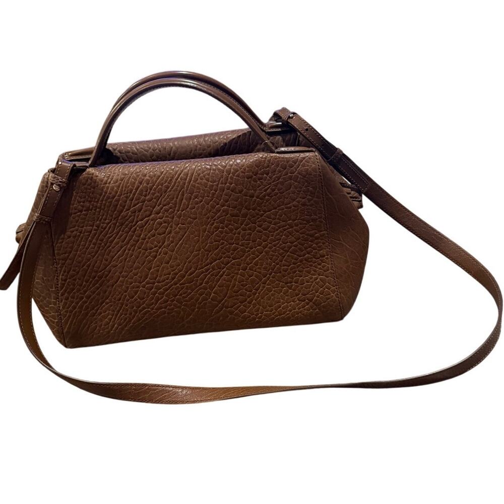 NWOT M. Gemi 30 Studio Maggio Essa Essential Brown Leather Bag - Picture 8 of 10